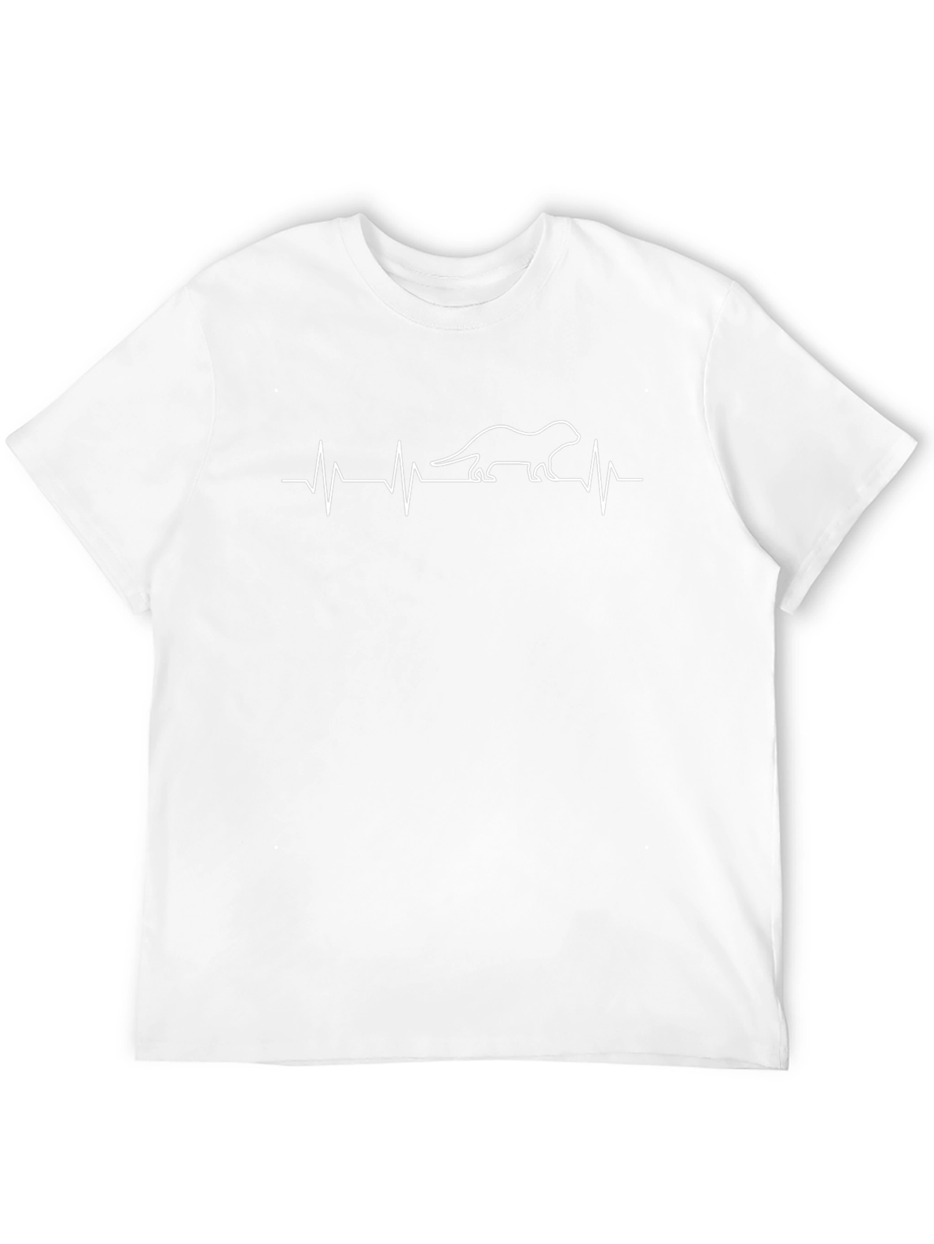 Otter Heartbeat T-Shirt - Unique Animal Lover Tee