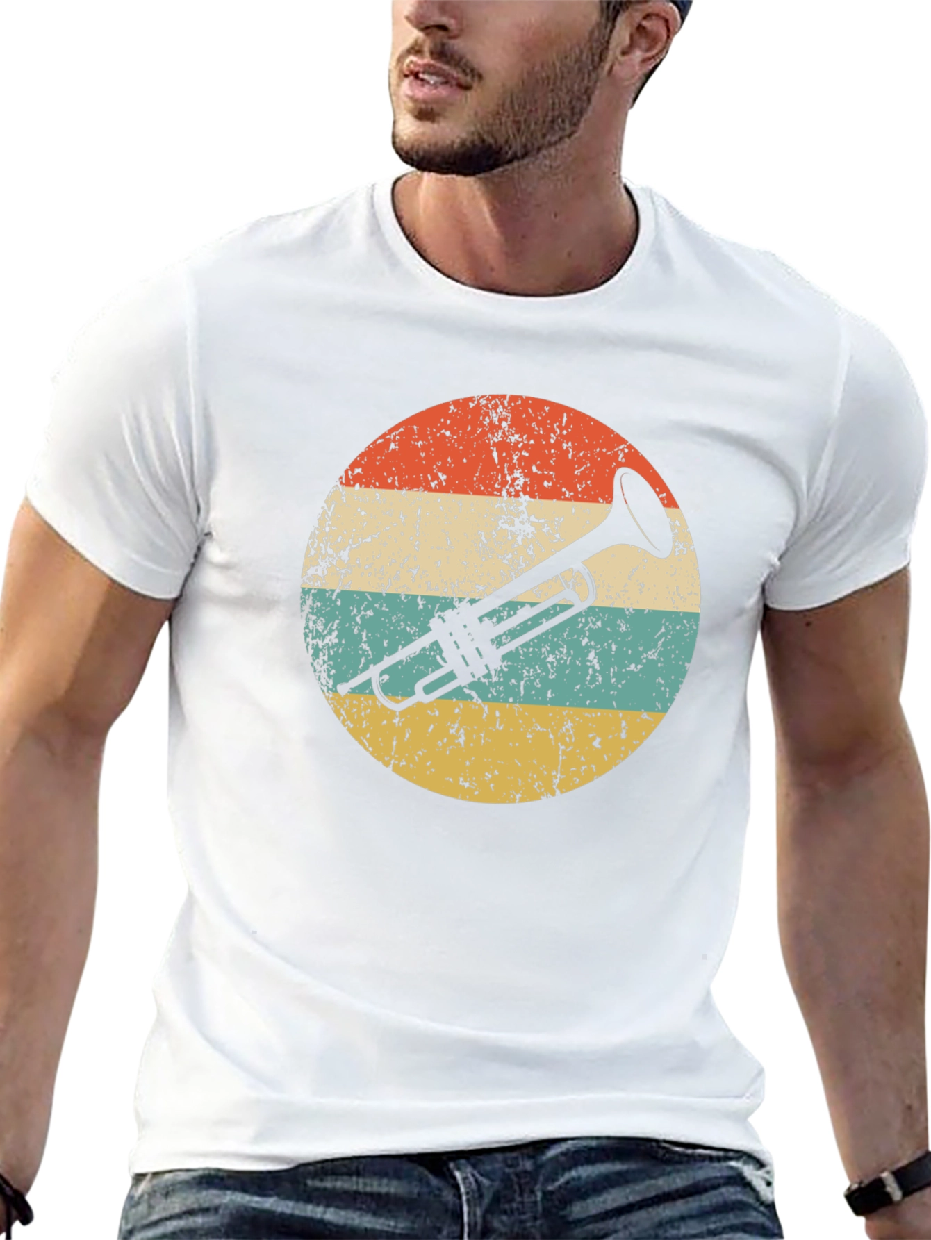Retro Trumpet Graphic Tee