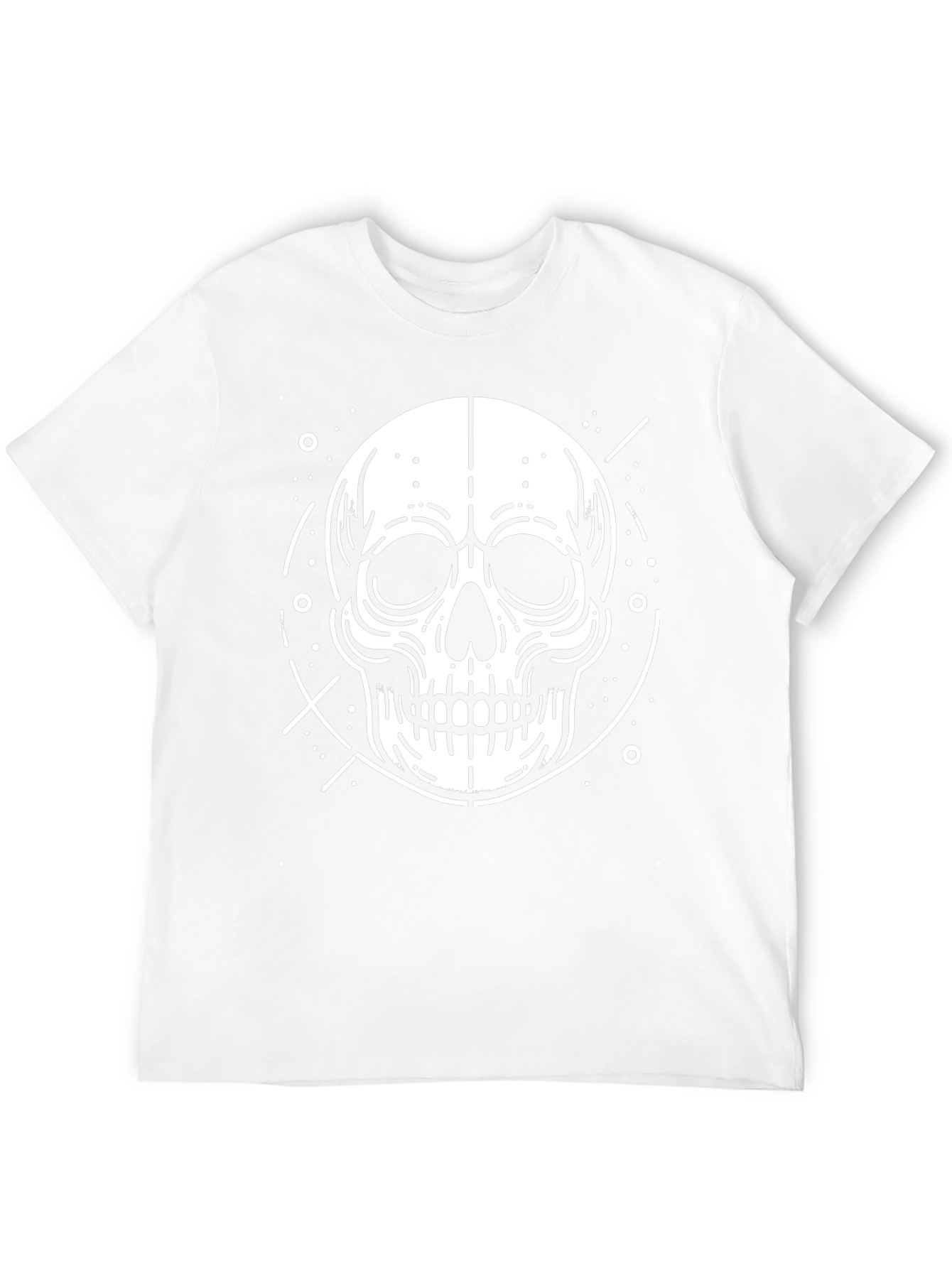 Skull Graphic Print T-Shirt - Modern Style