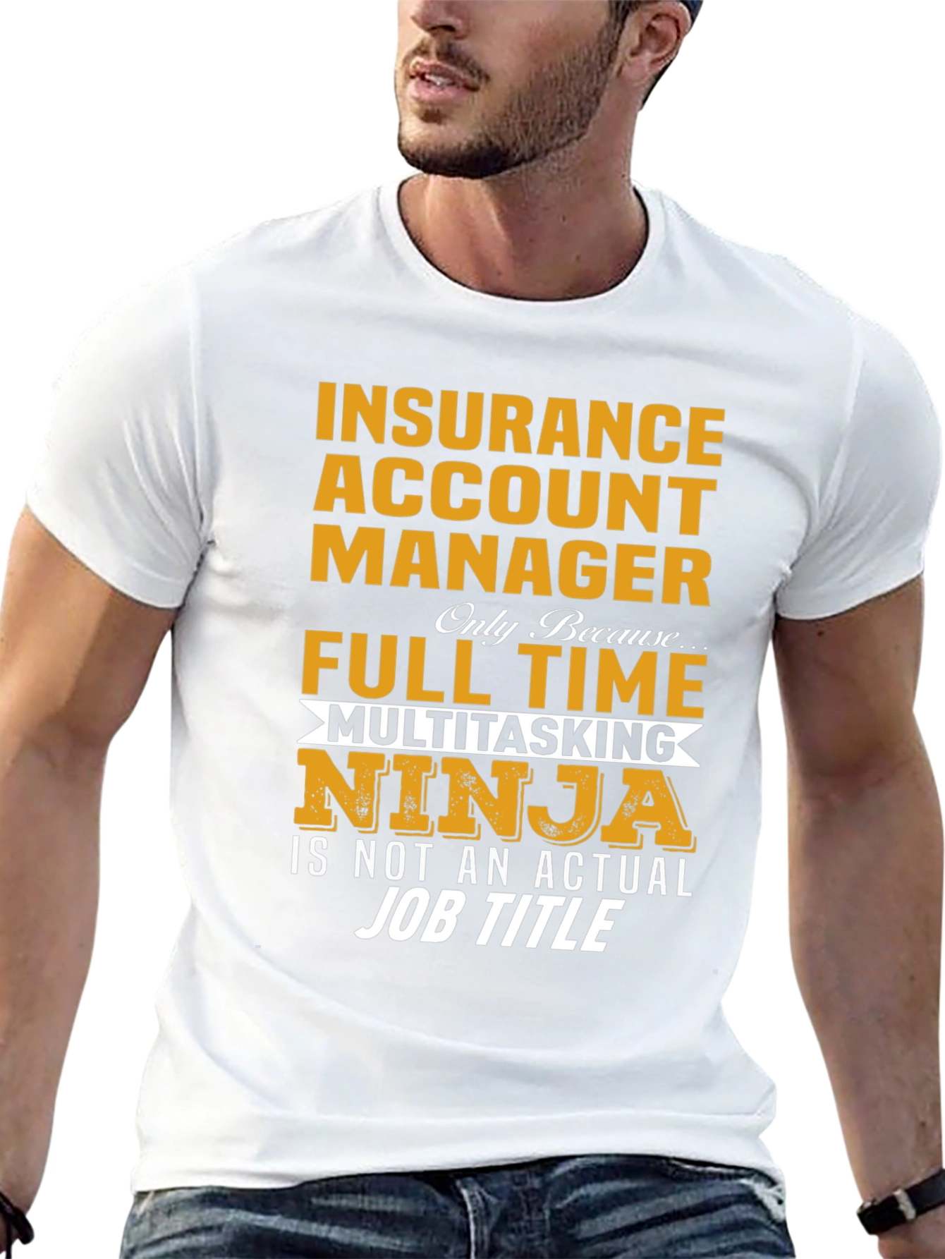 Insurance Account Manager Ninja T-Shirt