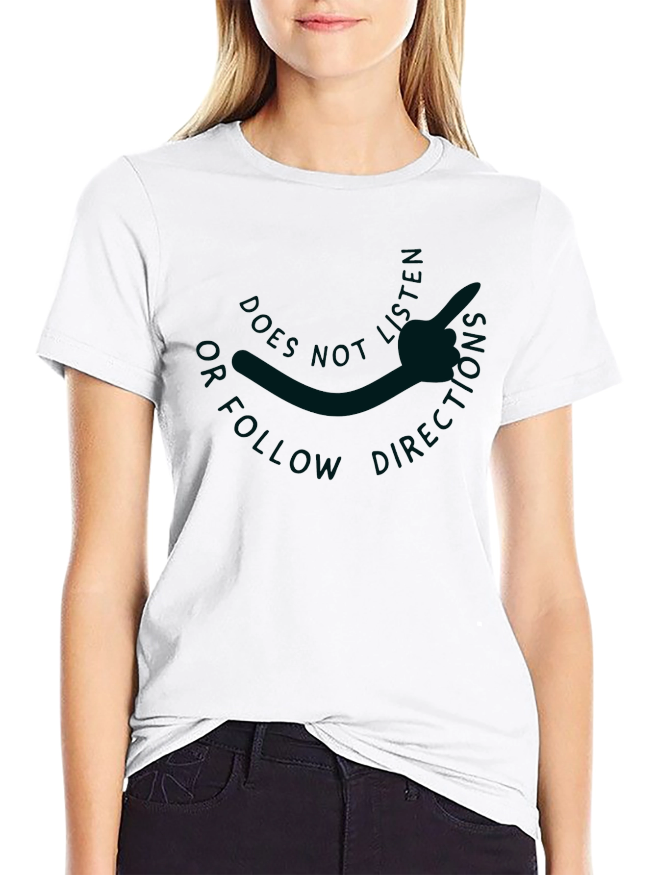 Does Not Follow Directions Graphic Tee