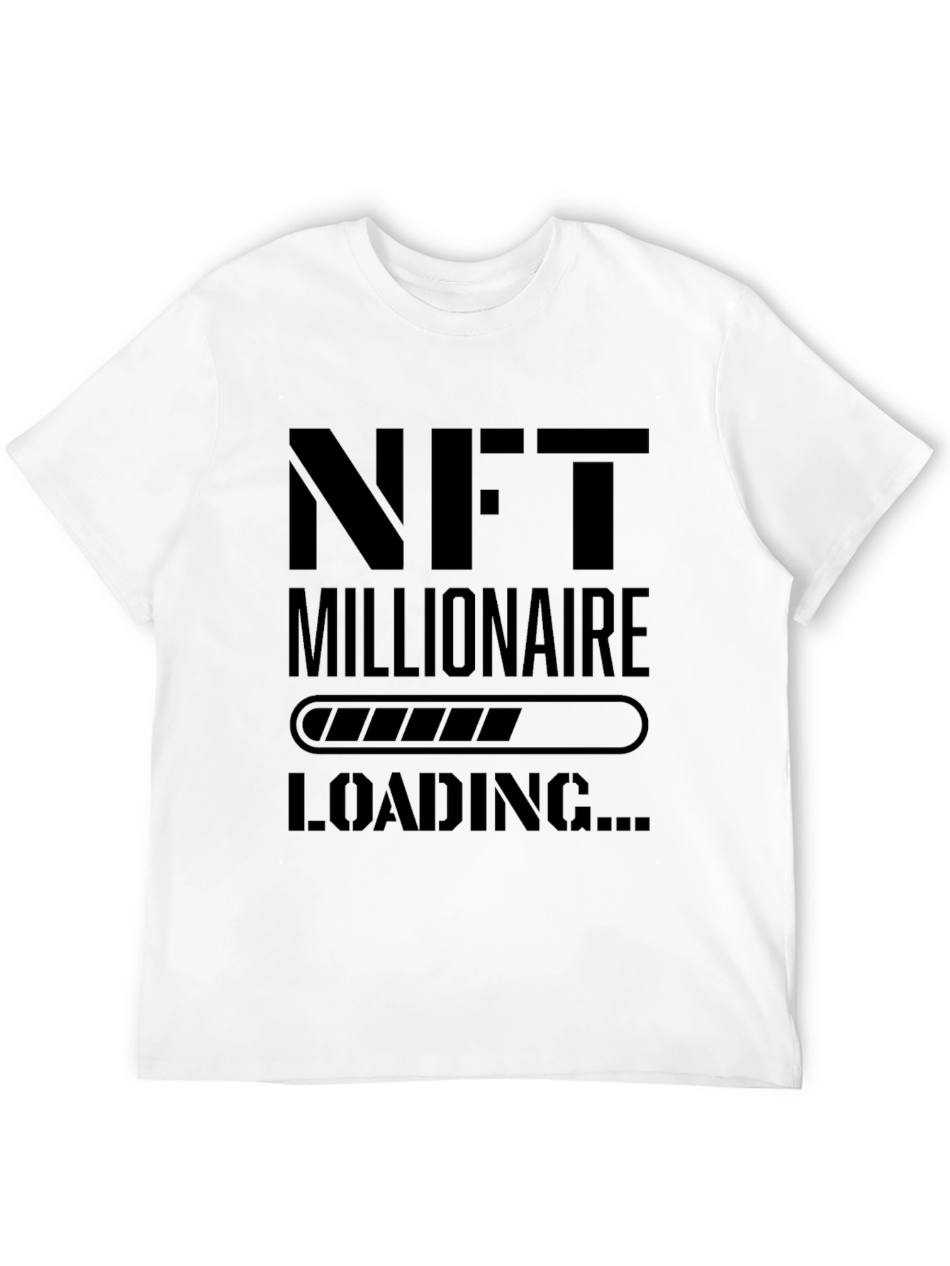 NFT Millionaire Loading Black T-Shirt