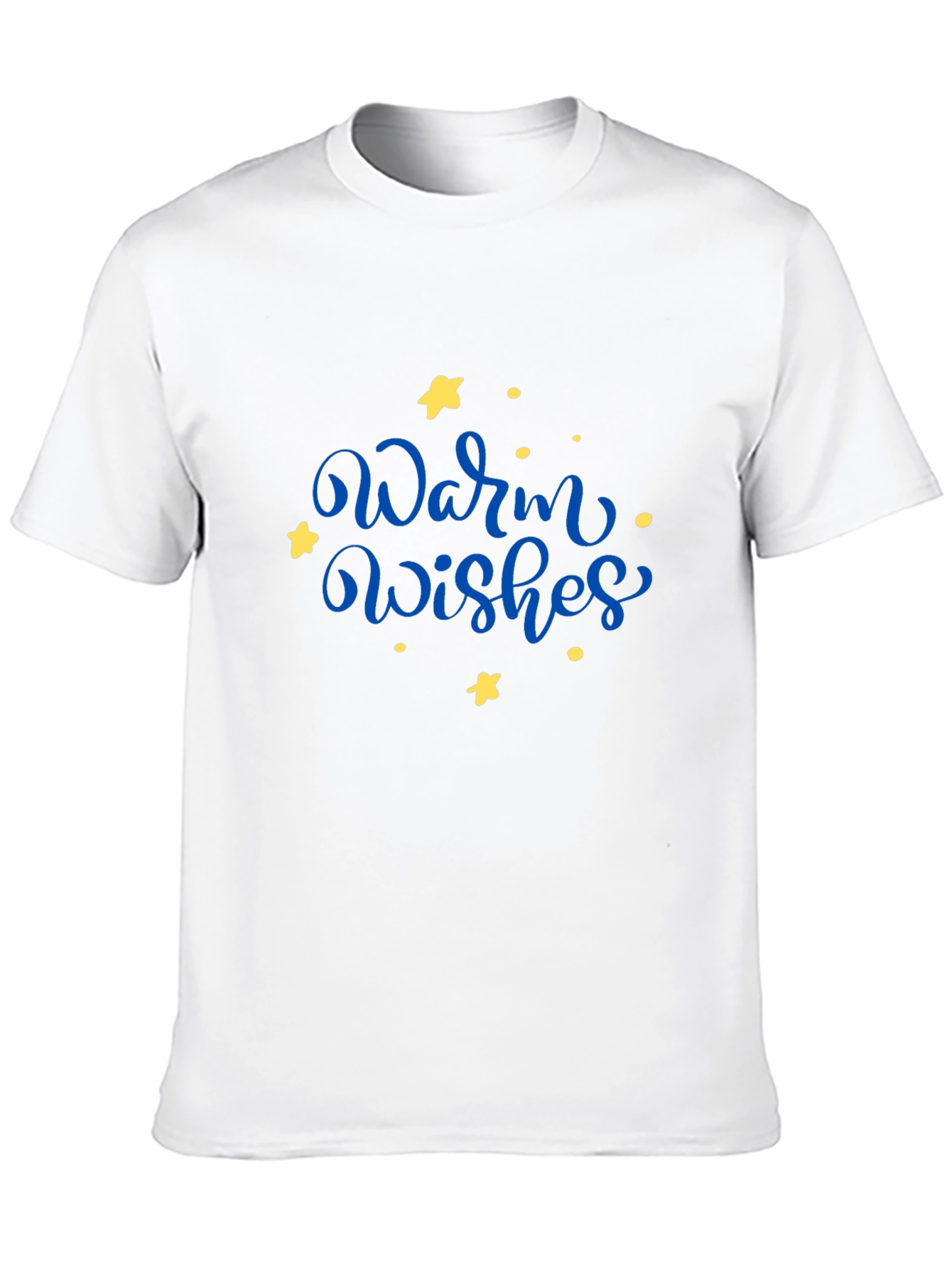 Warm Wishes Graphic Tee - Black Casual T-Shirt