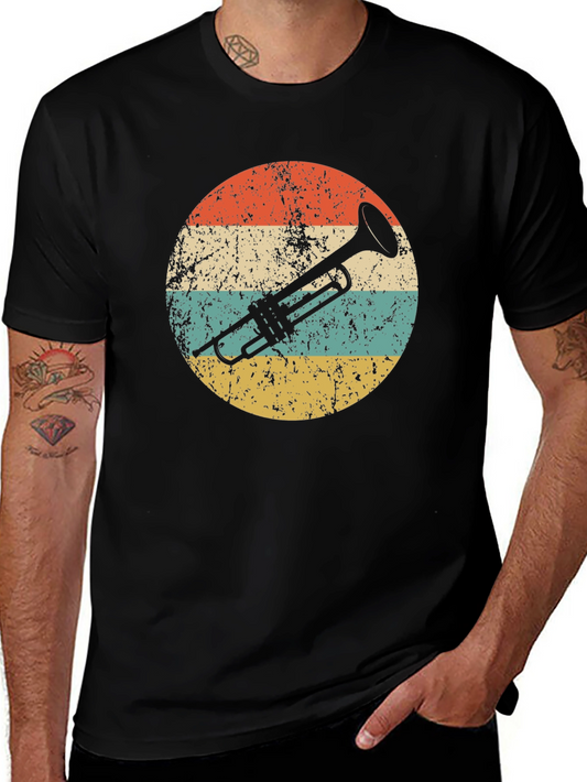 Retro Trumpet Graphic Tee