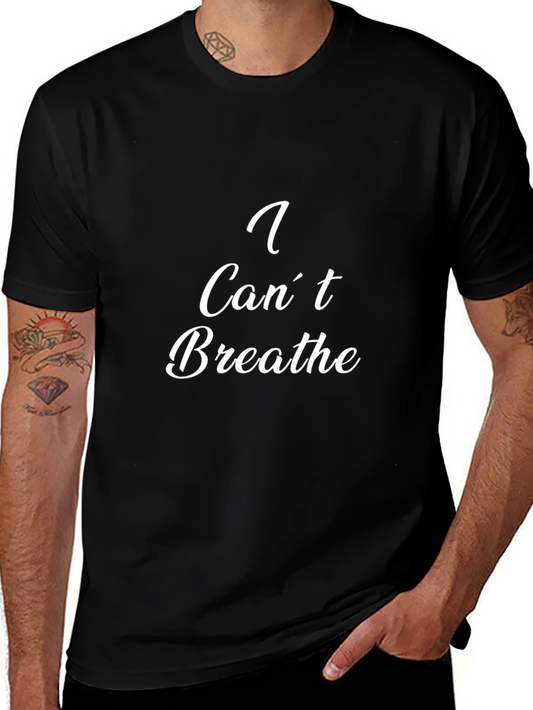 I Cant Breathe Graphic Tee - Black