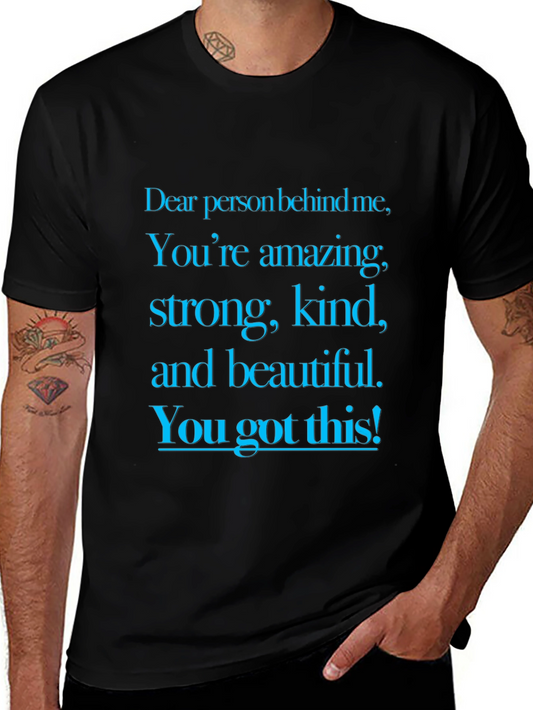 Inspirational Message Graphic T-Shirt