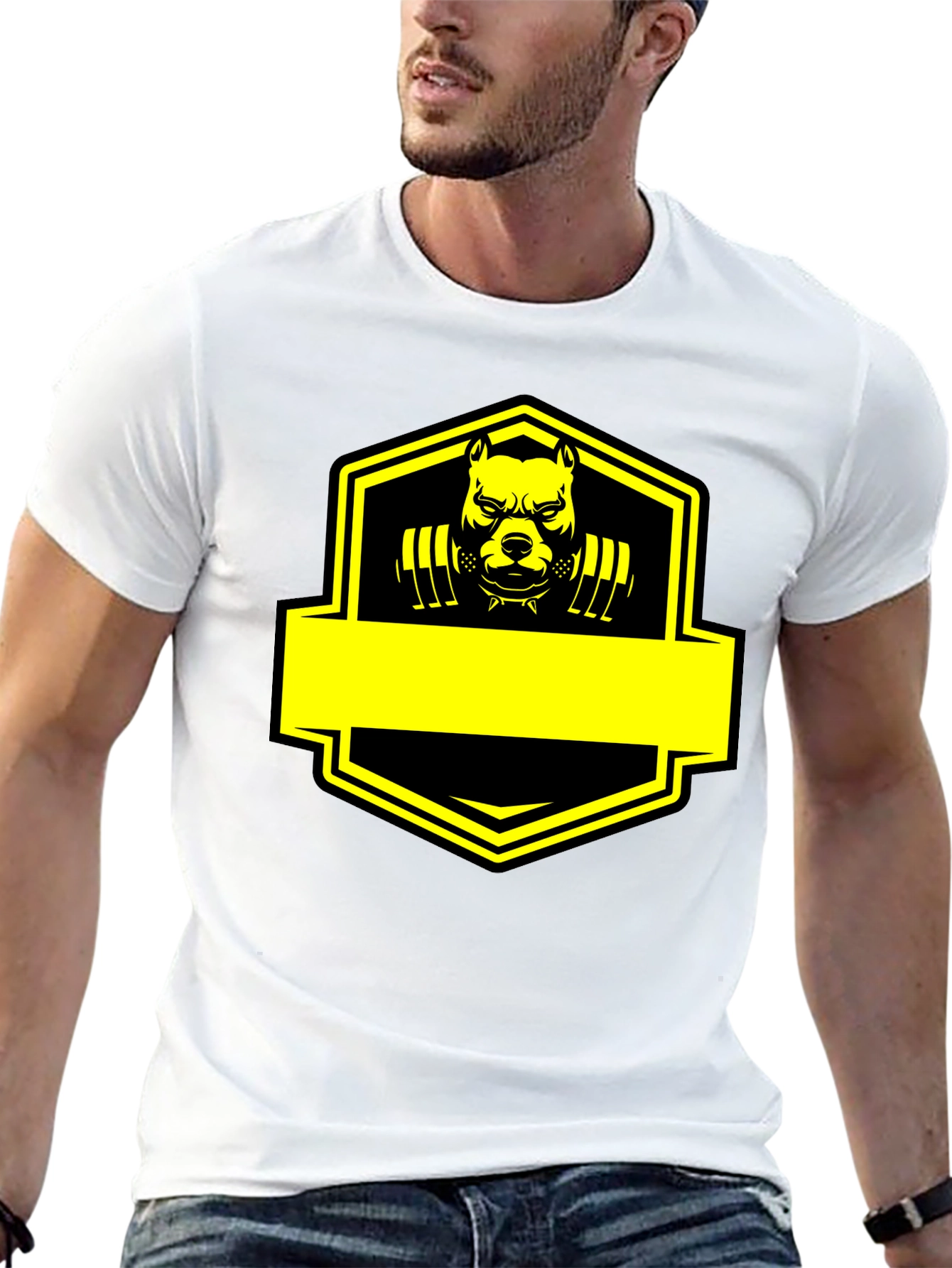 Pitbull Gym Beast Graphic Black T-Shirt
