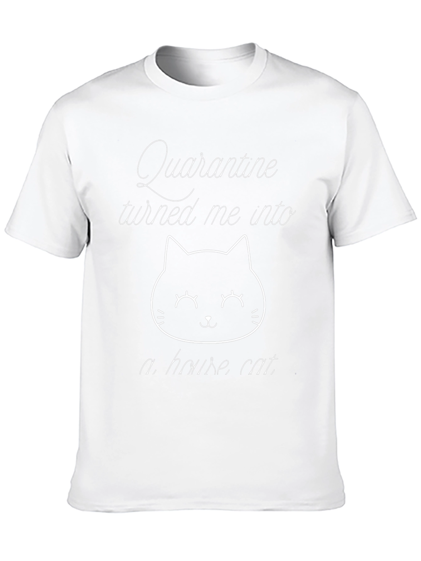 Quarantine House Cat Black T-Shirt