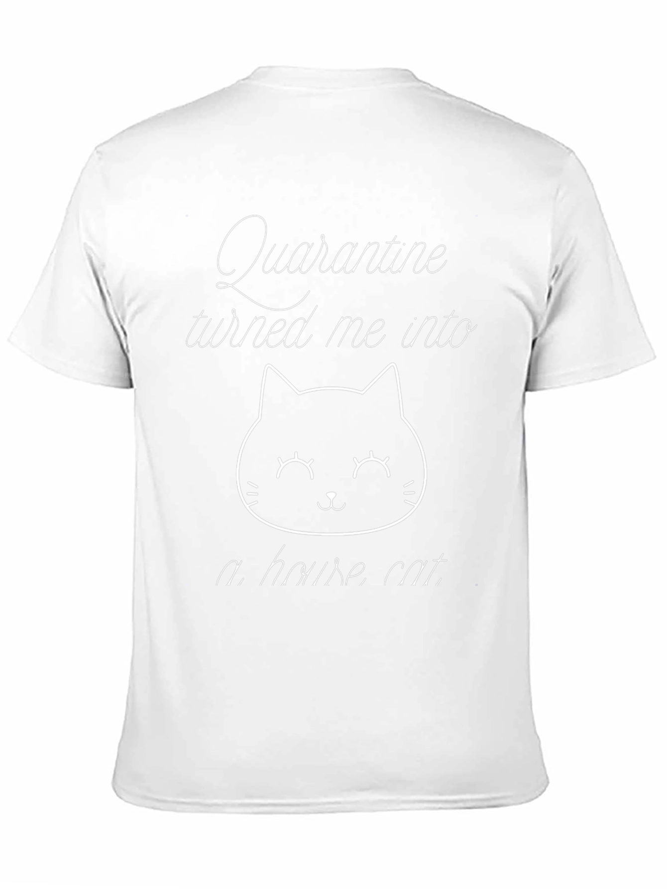 Quarantine House Cat Black T-Shirt