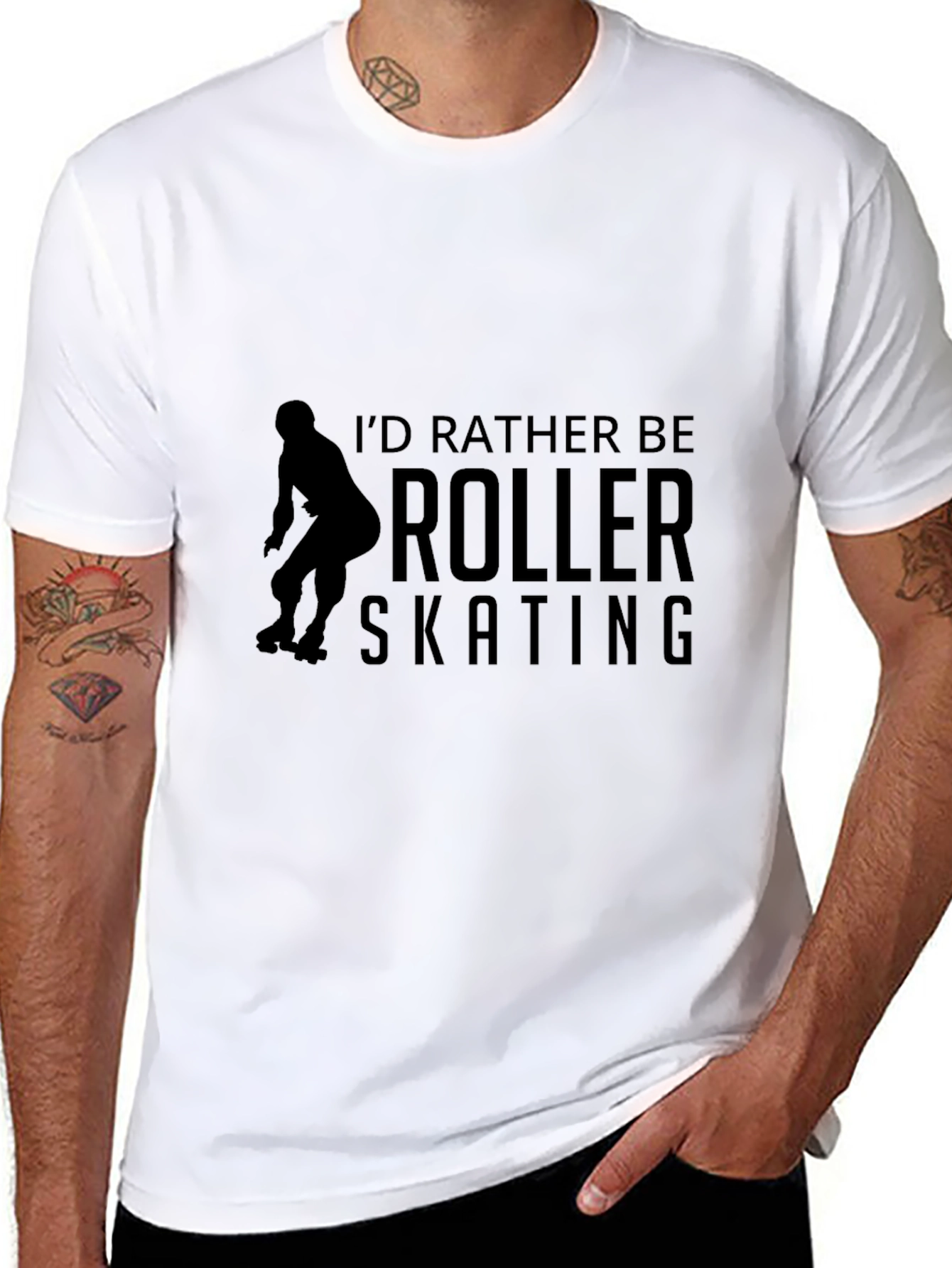 Id Rather Be Roller Skating T-Shirt