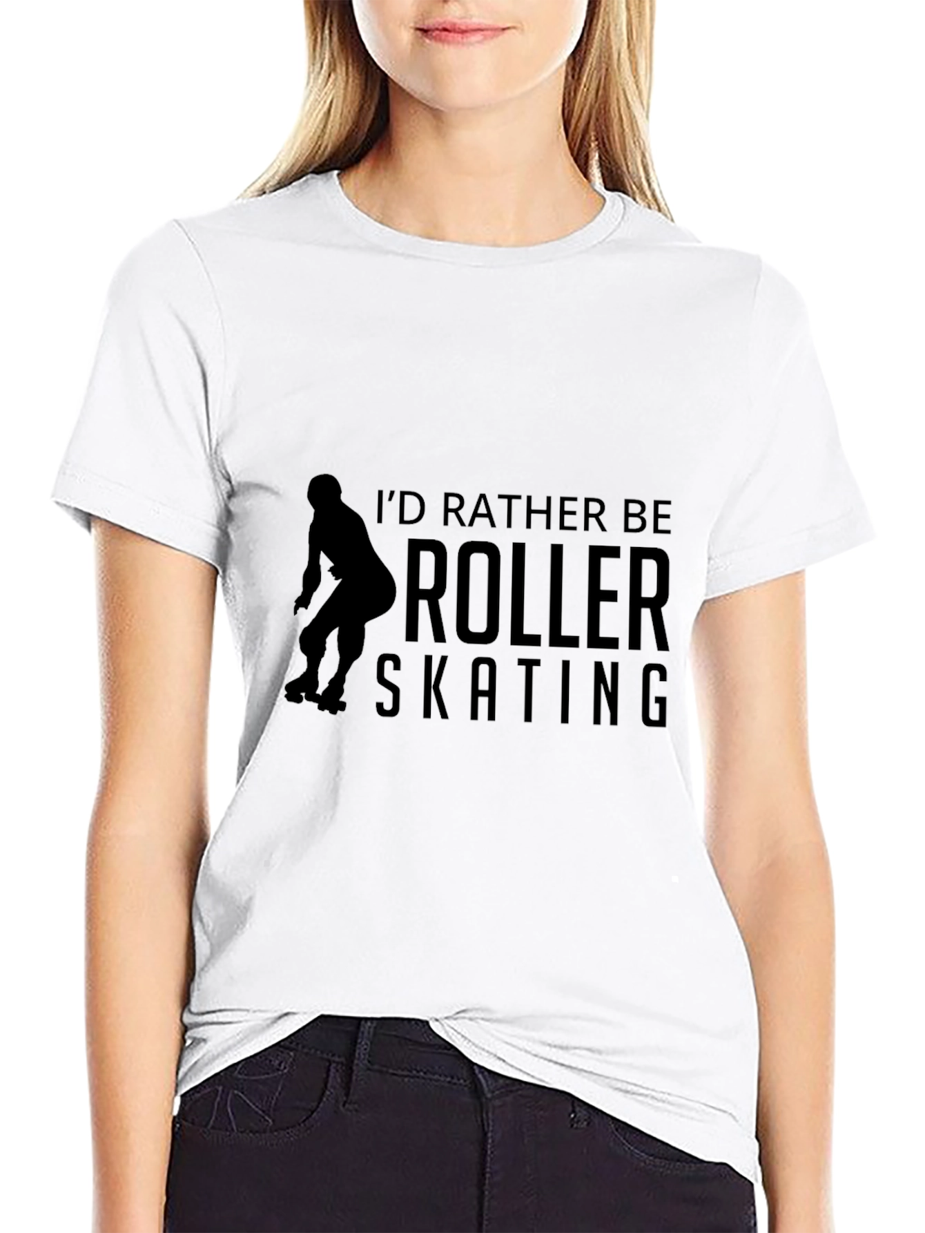 Id Rather Be Roller Skating T-Shirt