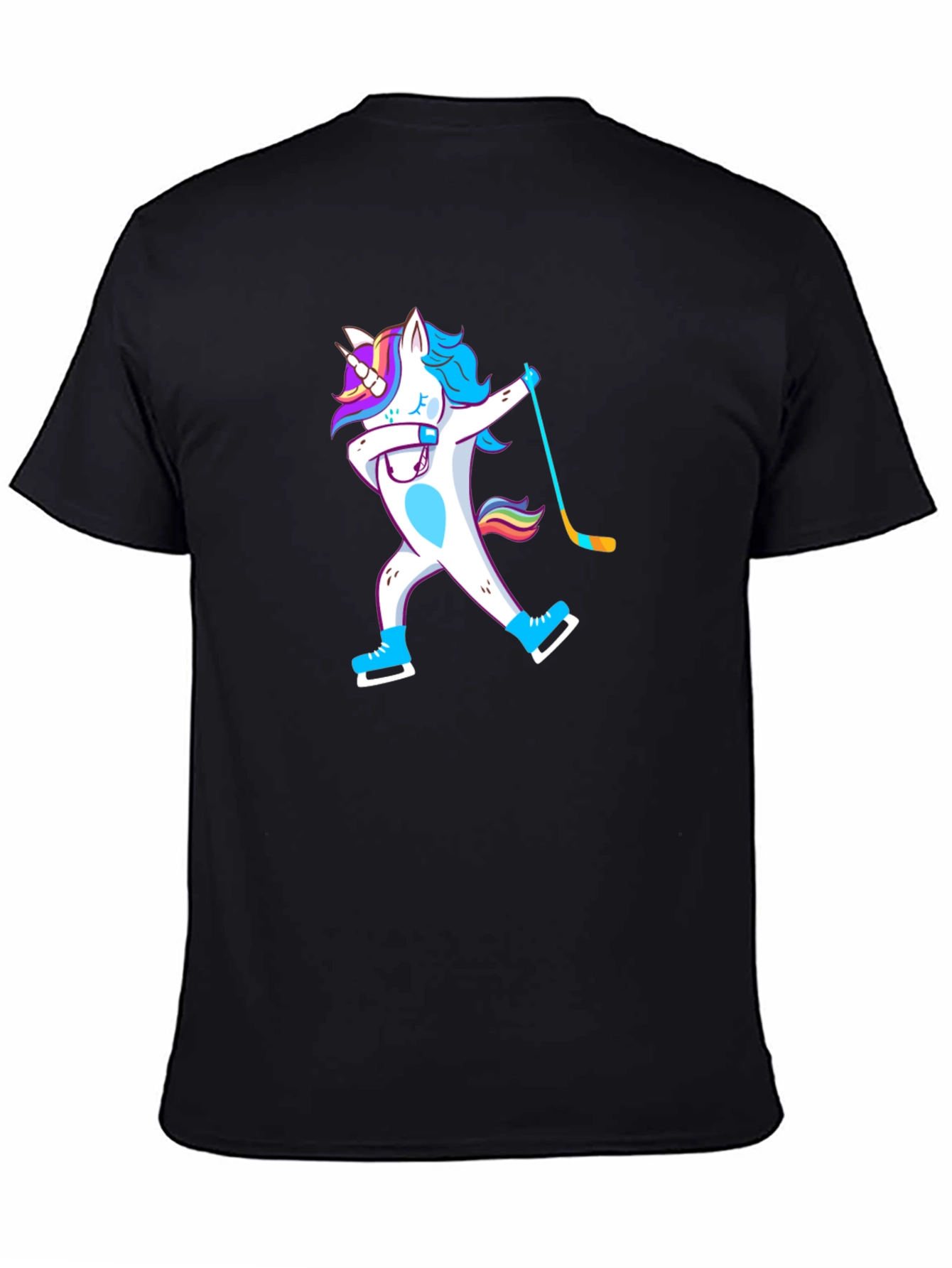 Unicorn Dabbing Hockey Player T-Shirt