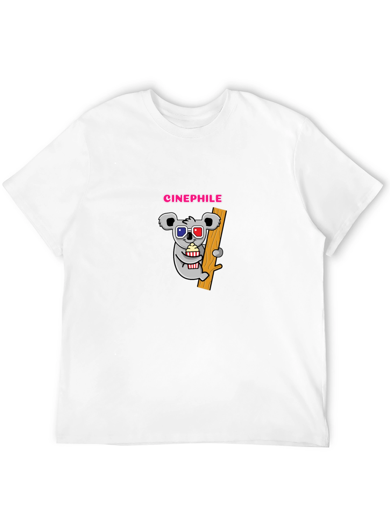 Cinephile Koala Graphic T-Shirt