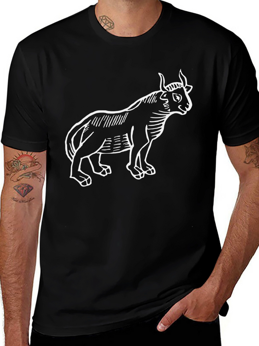 Black Bull Graphic Tee - Unisex Style