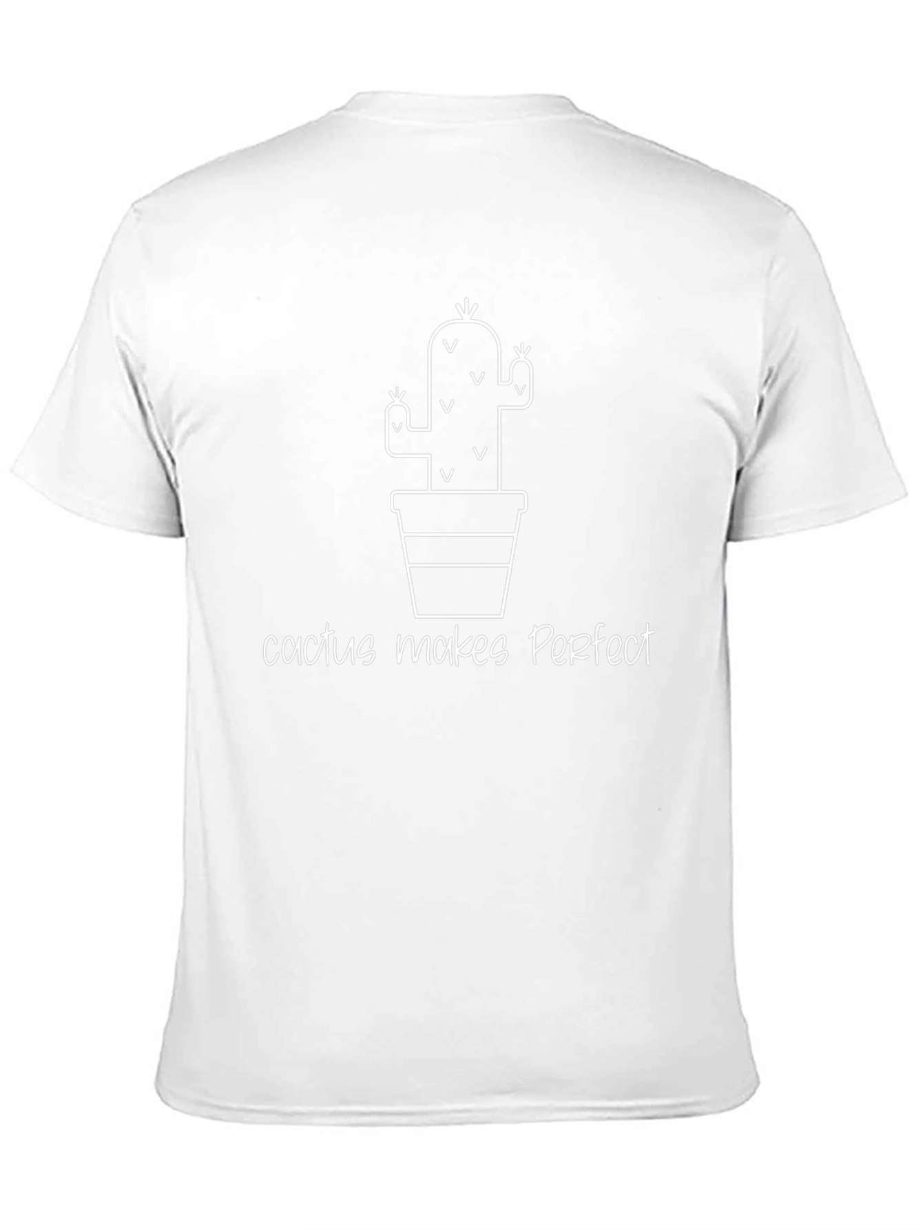 Cactus Makes Perfect T-Shirt - Black Novelty Tee
