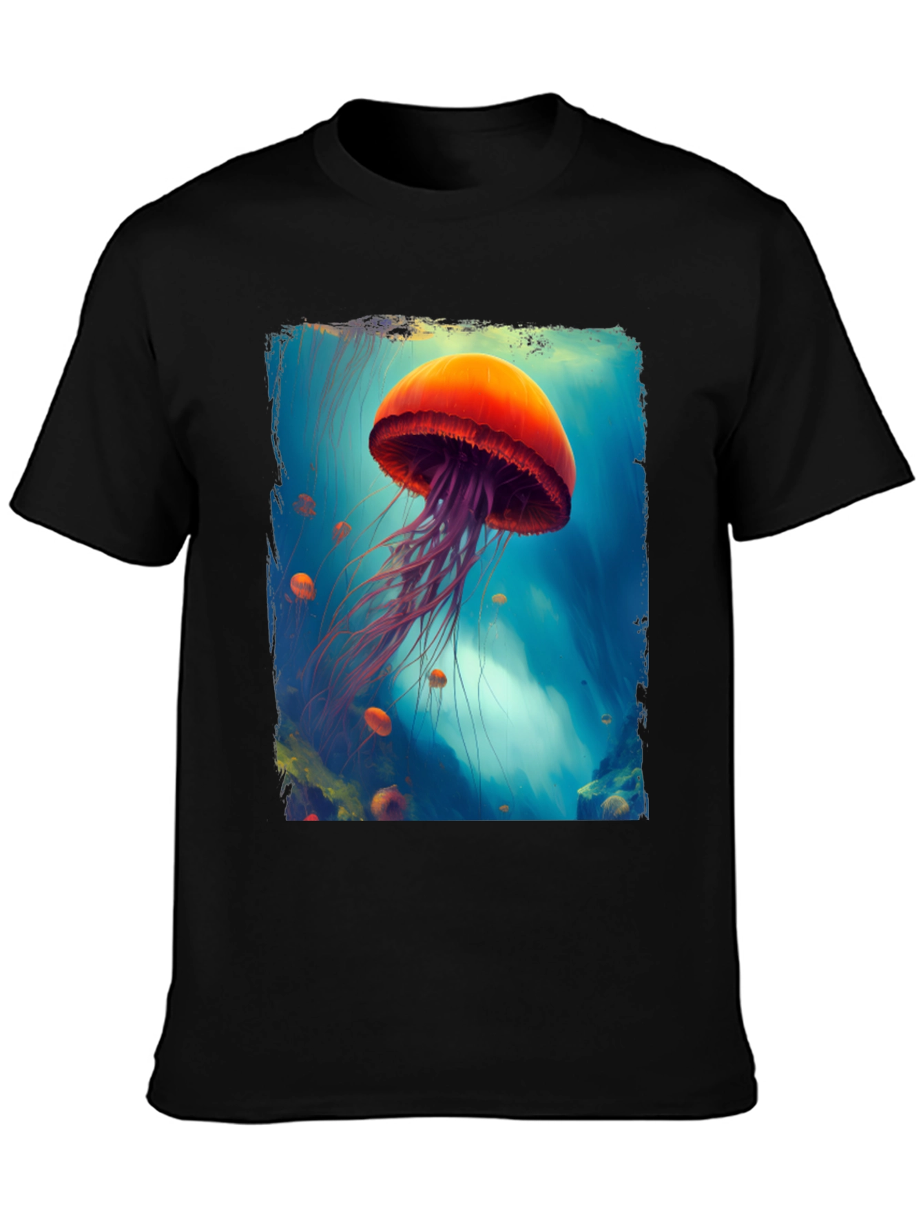 Jellyfish Graphic Tee - Underwater Art Shirt