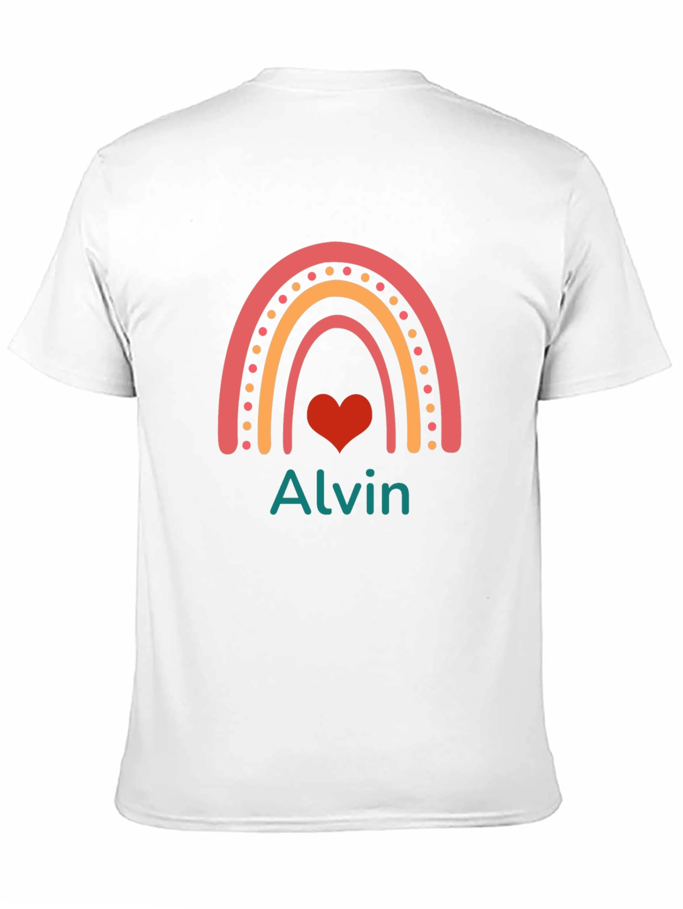 Rainbow Alvin Personalized T-Shirt