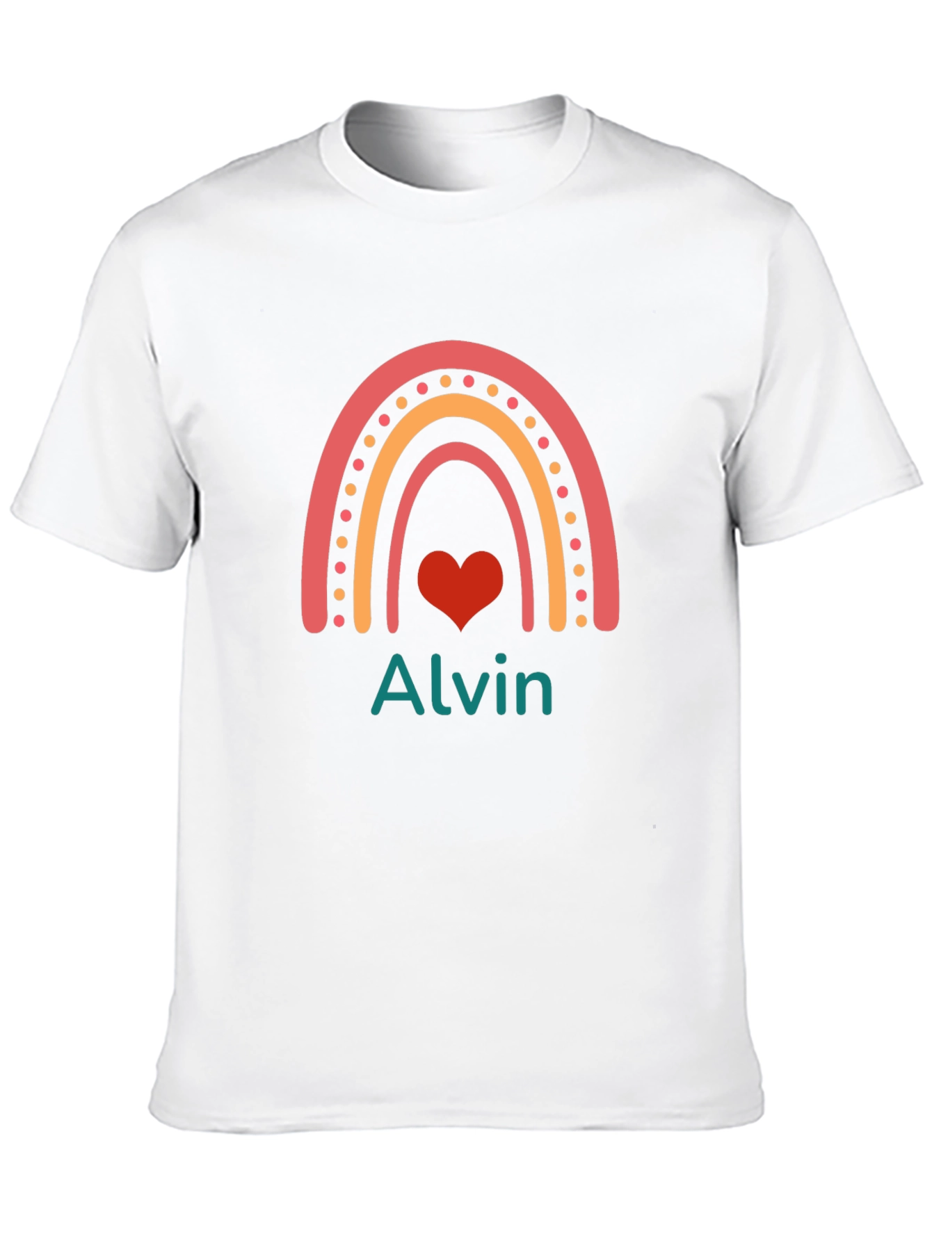 Rainbow Alvin Personalized T-Shirt
