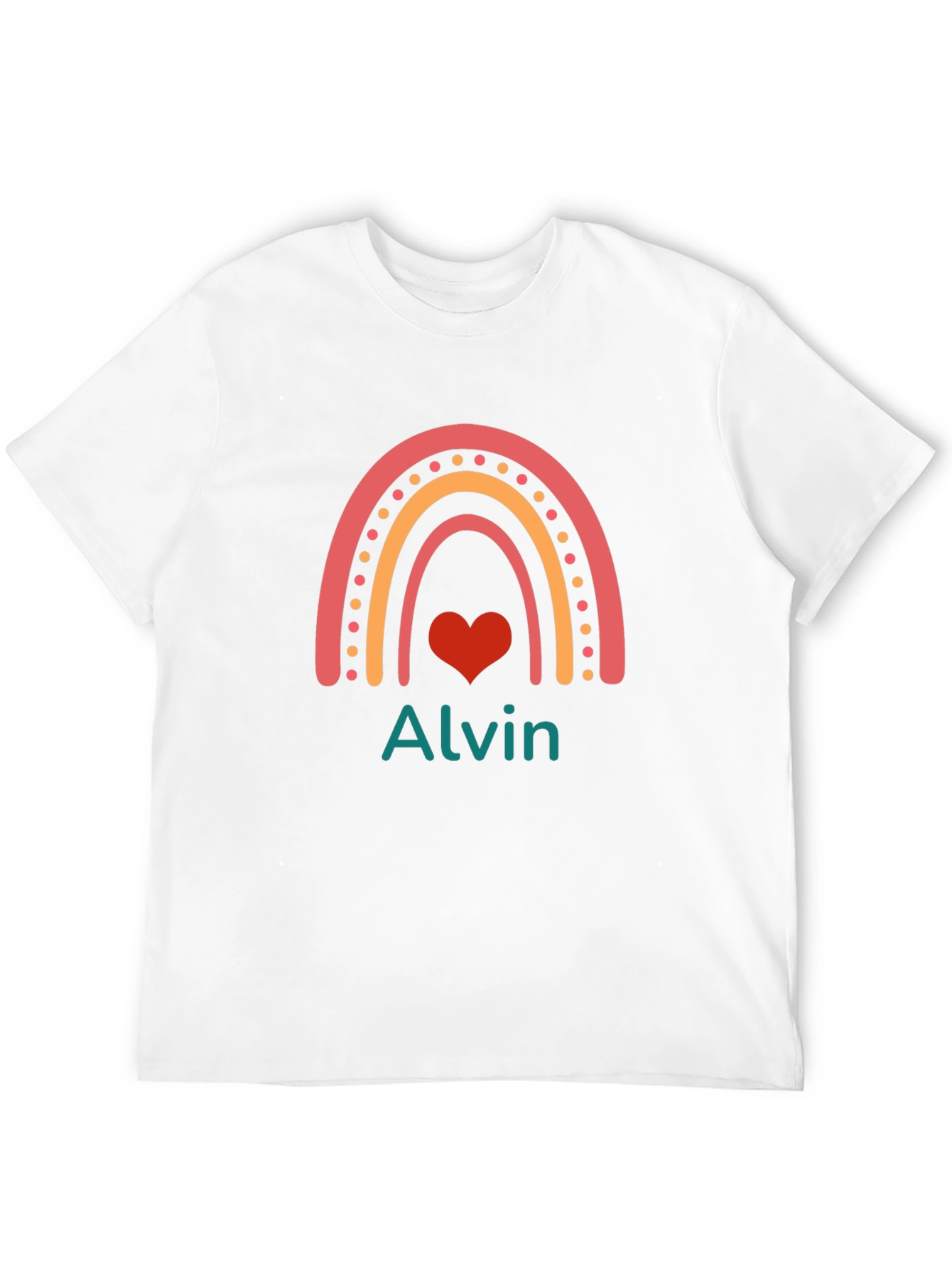 Rainbow Alvin Personalized T-Shirt