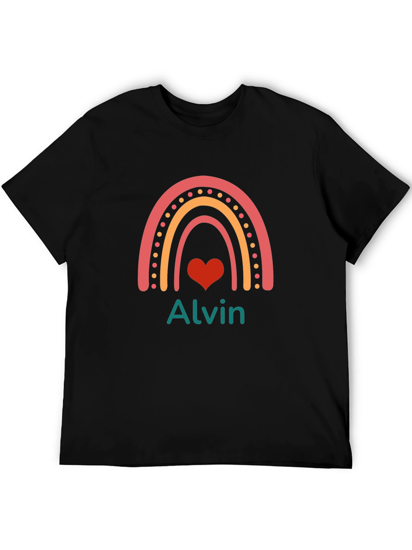 Rainbow Alvin Personalized T-Shirt