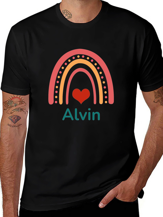 Rainbow Alvin Personalized T-Shirt