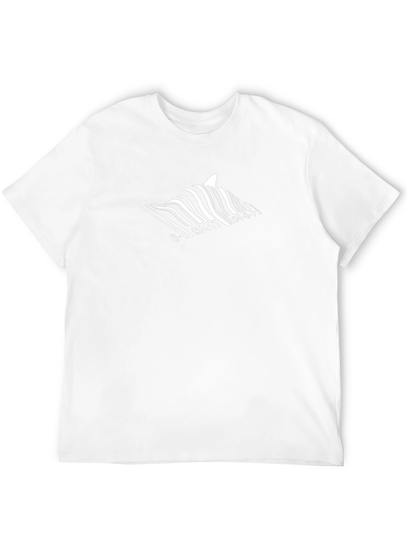 Shark Barcode T-Shirt - Unique Graphic Tee