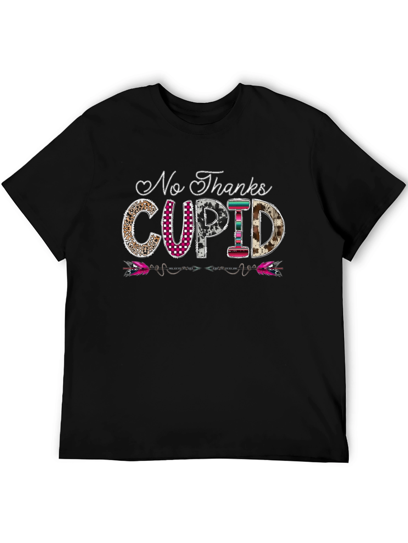No Thanks Cupid Graphic Tee - Valentines Day