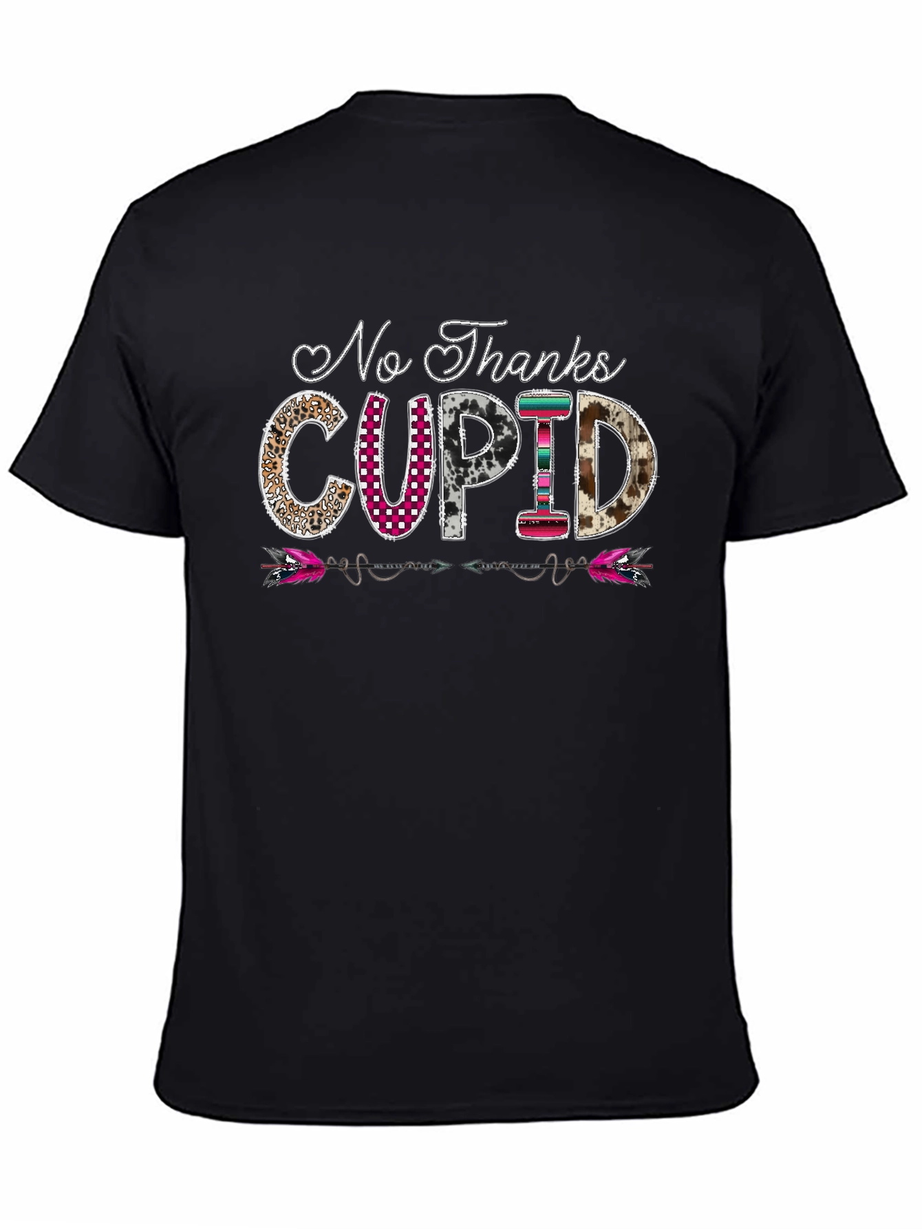 No Thanks Cupid Graphic Tee - Valentines Day