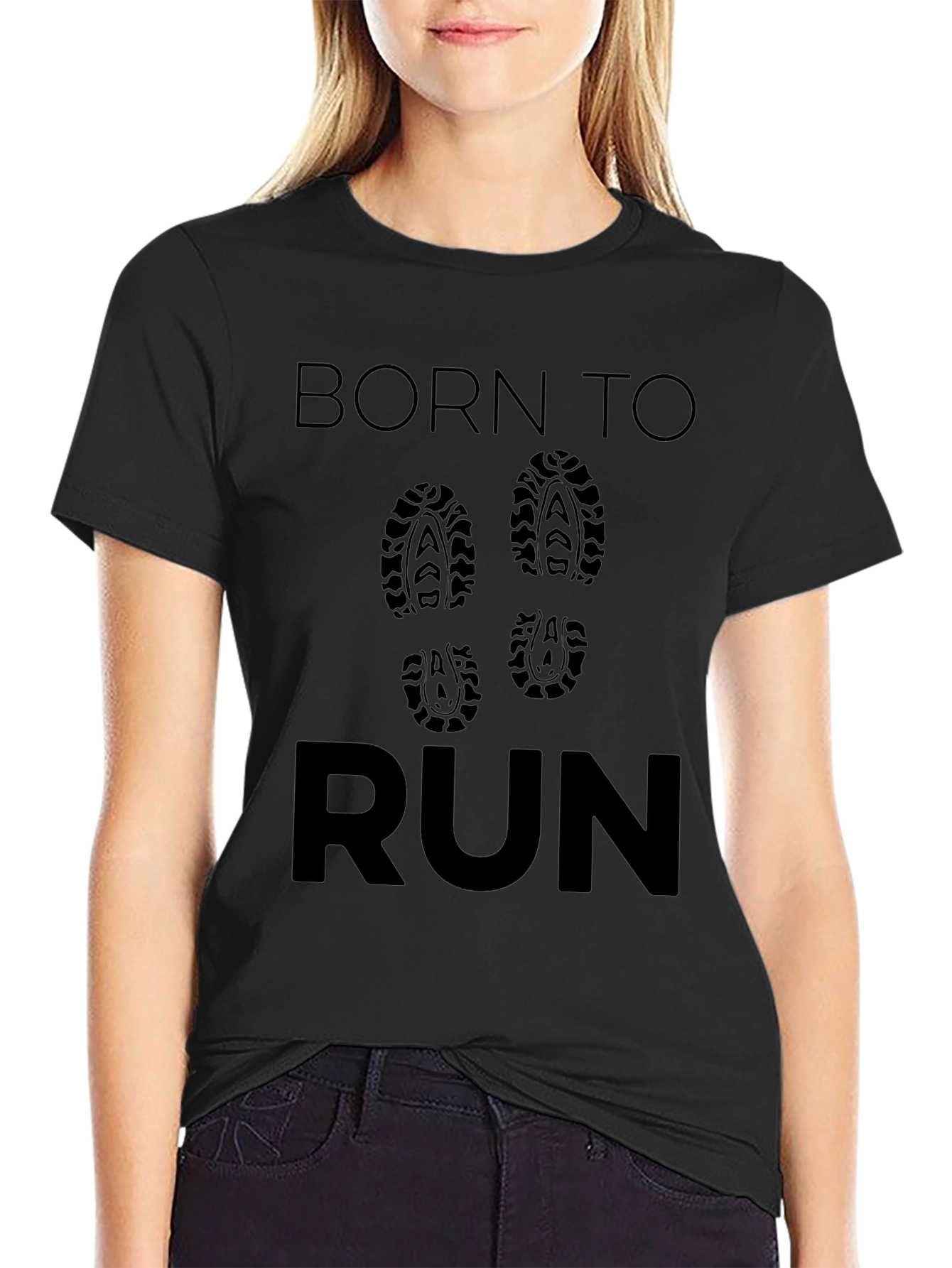Born to Run Graphic T-Shirt for Runners