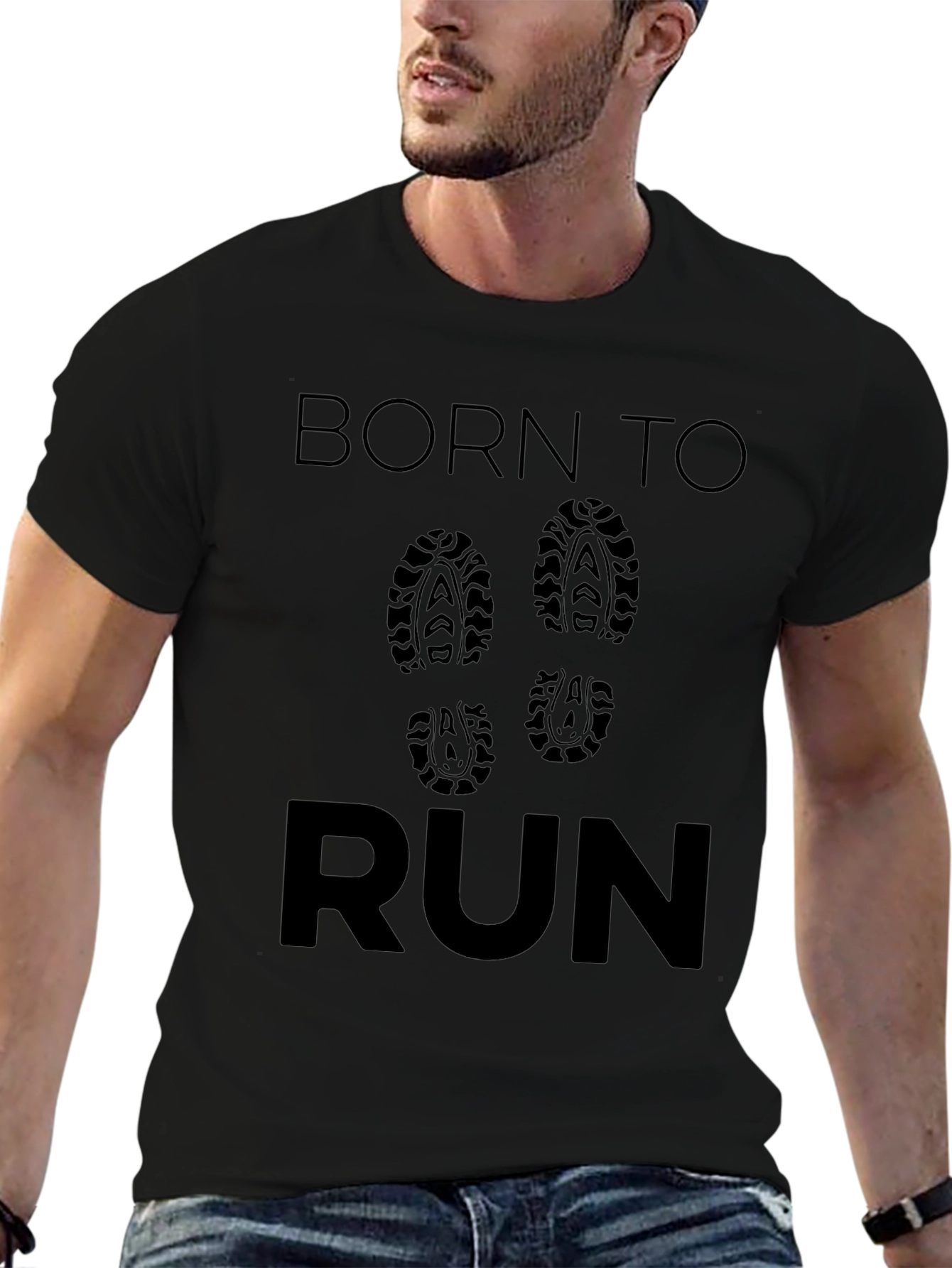 Born to Run Graphic T-Shirt for Runners