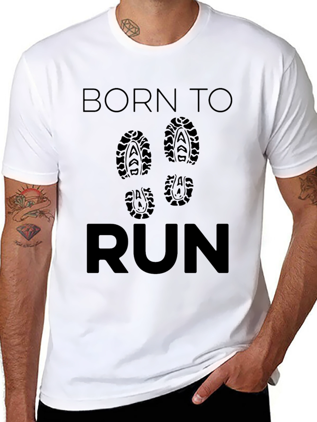 Born to Run Graphic T-Shirt for Runners