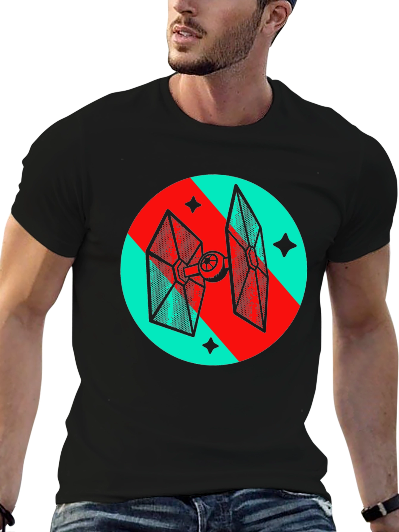Sci-Fi Fighter Pilot Graphic Tee