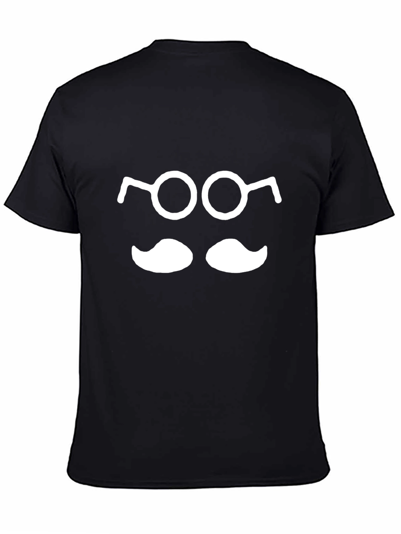 Funny Geek T-Shirt: Glasses and Mustache Tee