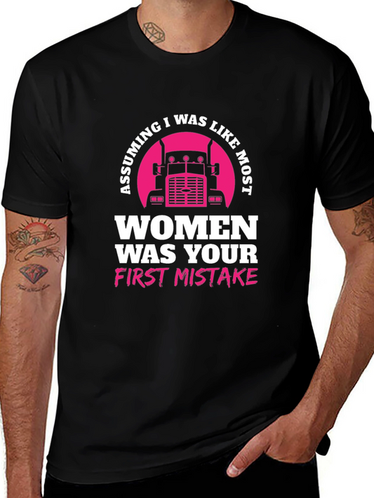 Trucker Woman T-Shirt
