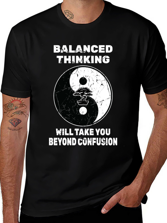 Balanced Thinking Yin Yang T-Shirt