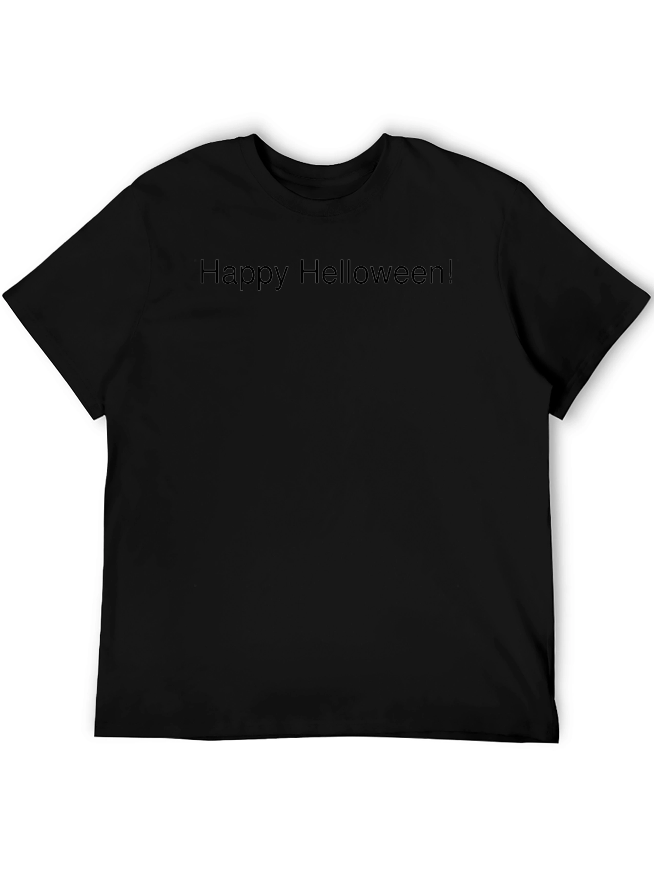Happy Helloween Black T-Shirt