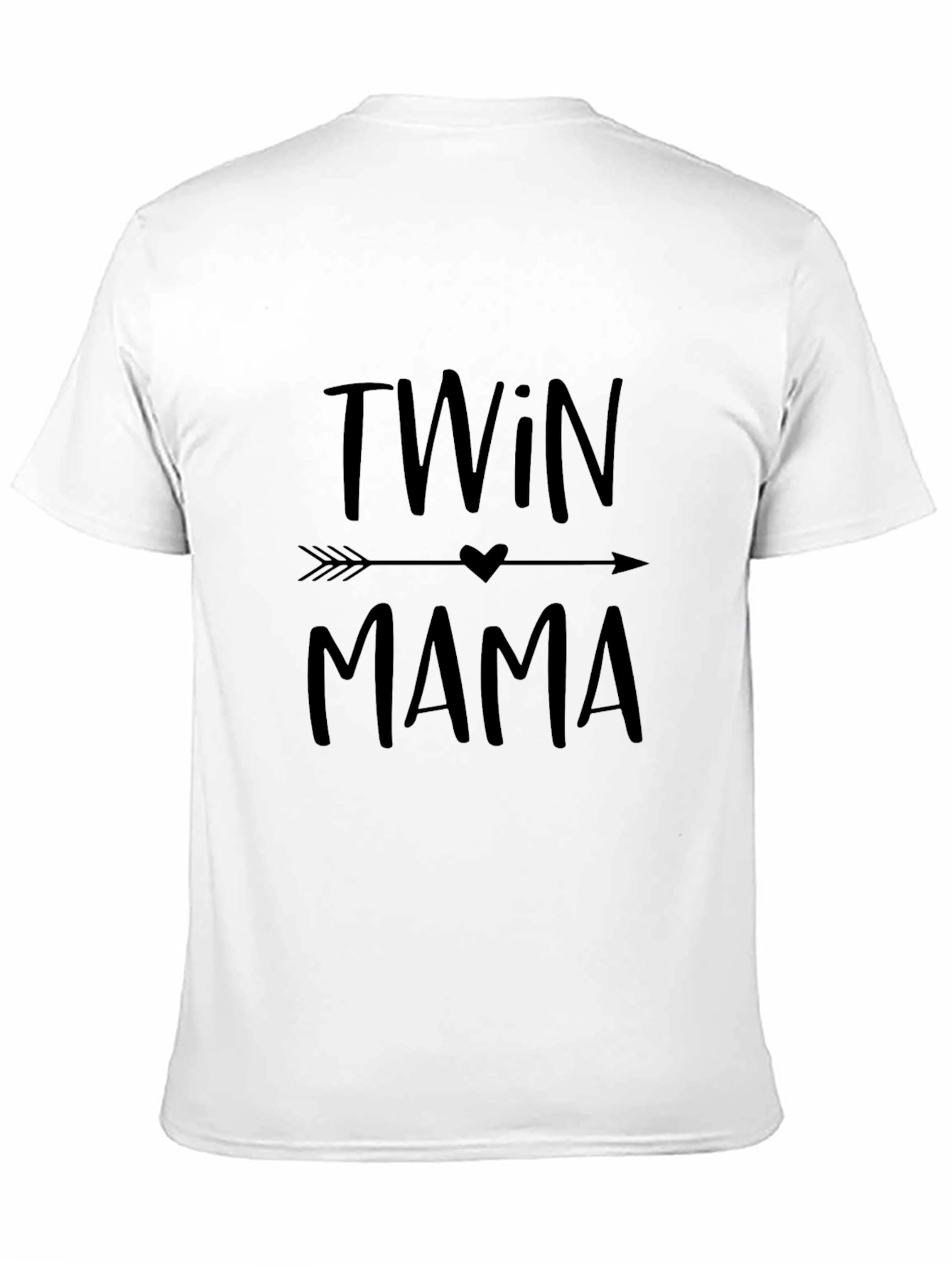 Twin Mama Graphic Tee - Black T-Shirt