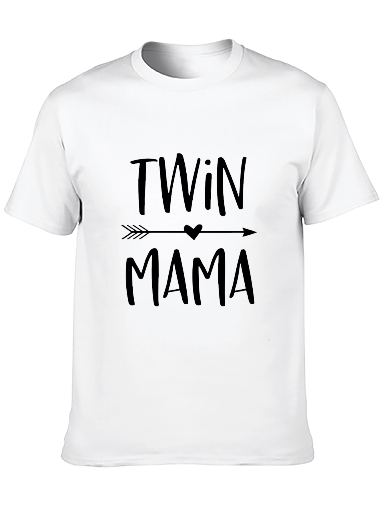 Twin Mama Graphic Tee - Black T-Shirt