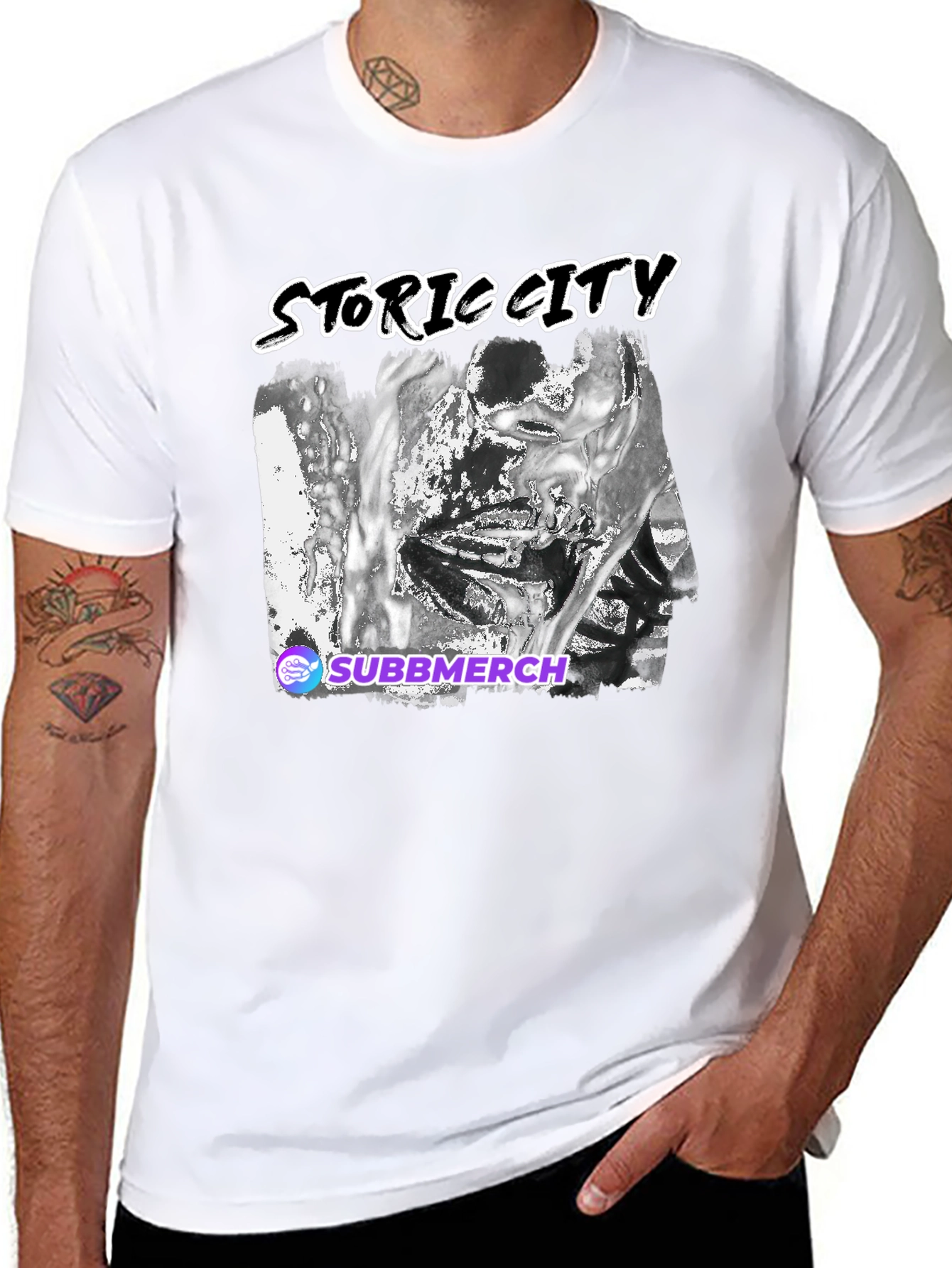 Storic City Black T-Shirt