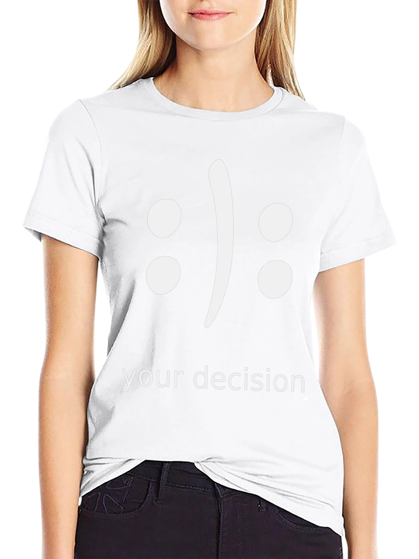 Your Decision T-Shirt - Black Graphic Tee