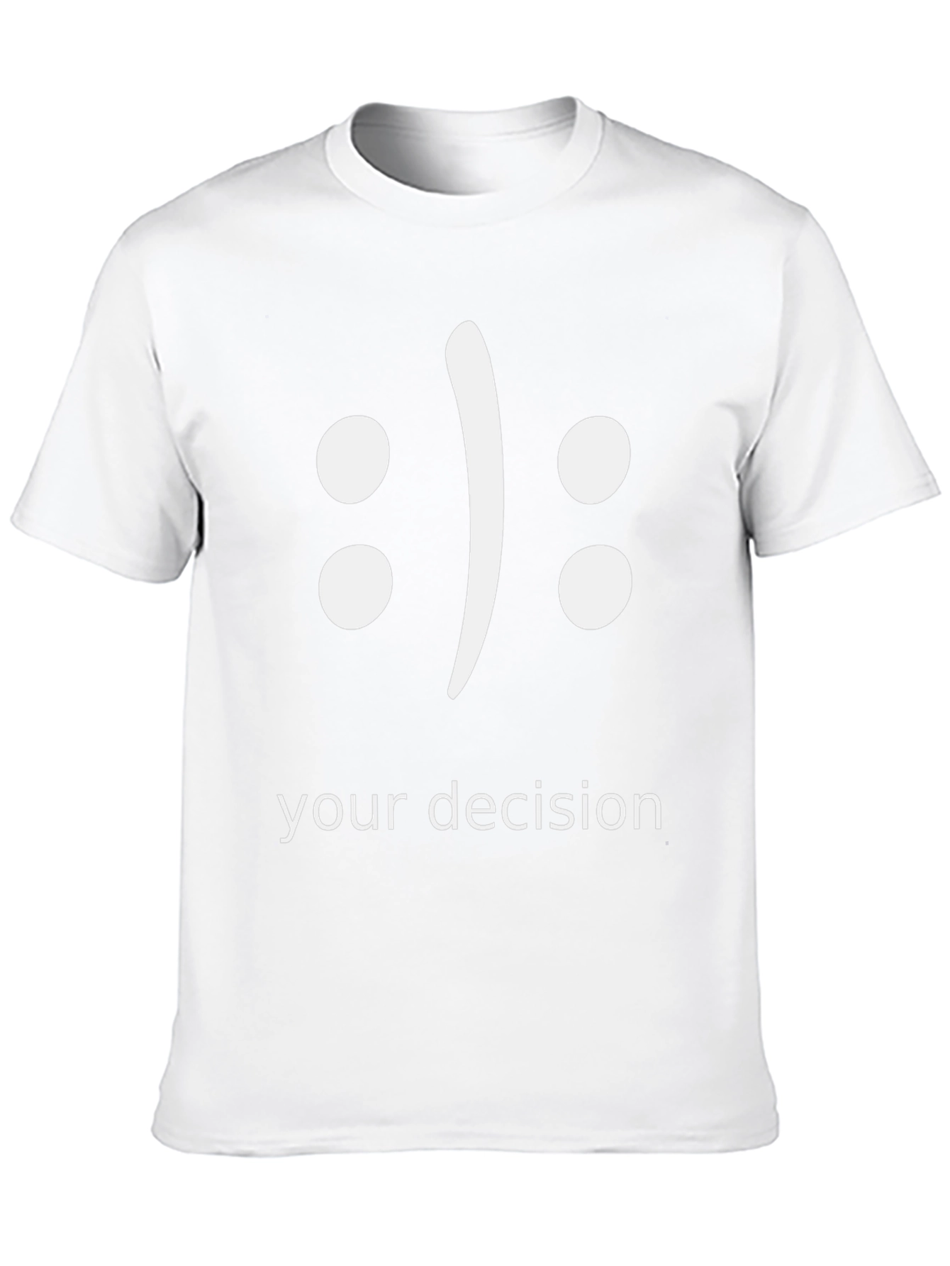 Your Decision T-Shirt - Black Graphic Tee