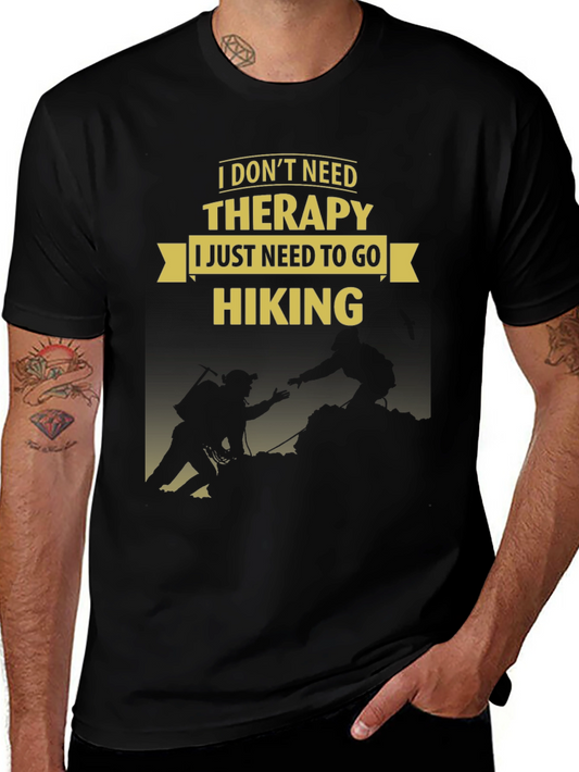 Hiking Therapy Tee - Adventure Awaits!