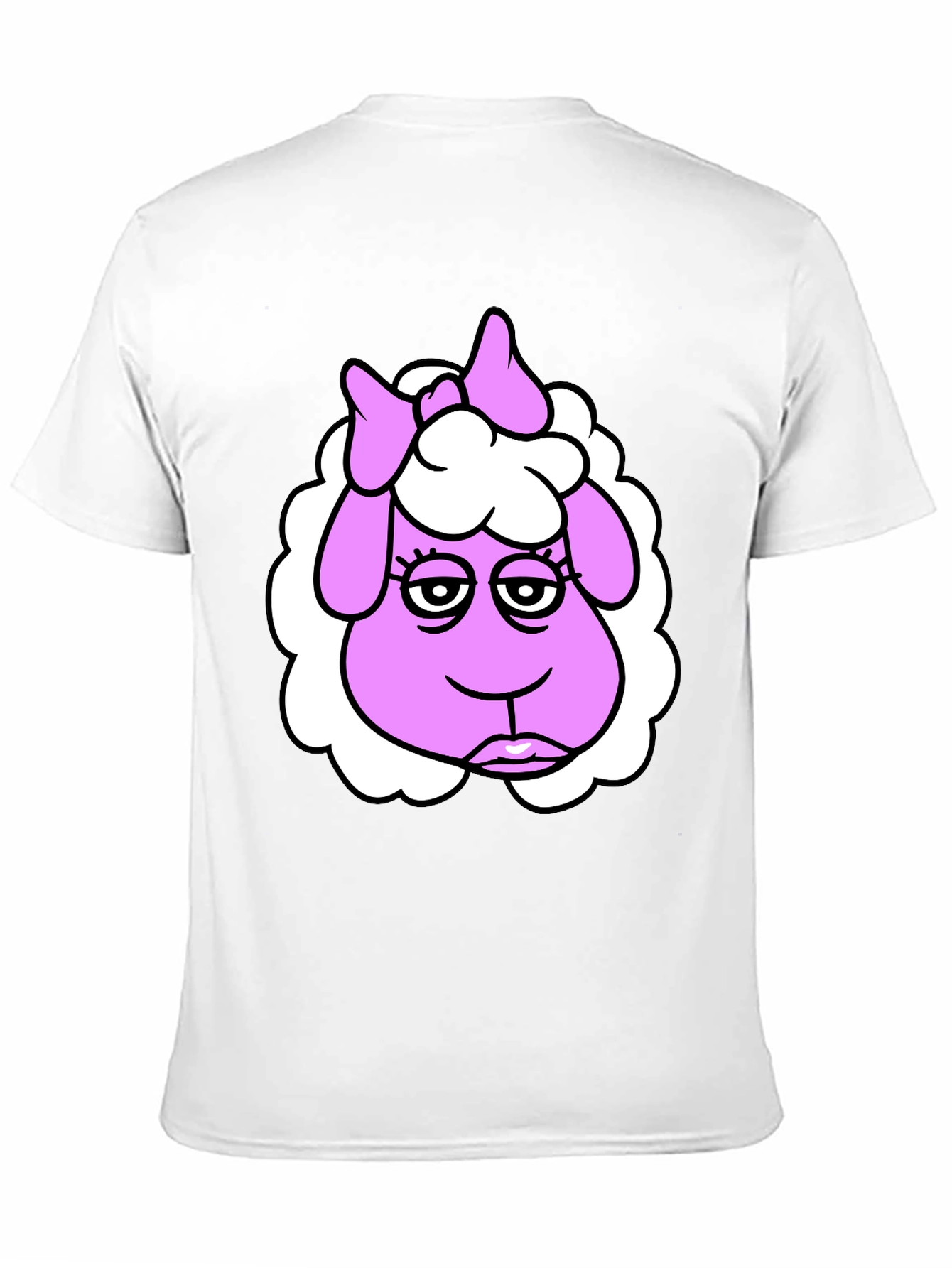 Cartoon Sheep Graphic T-Shirt - Quirky & Fun Design