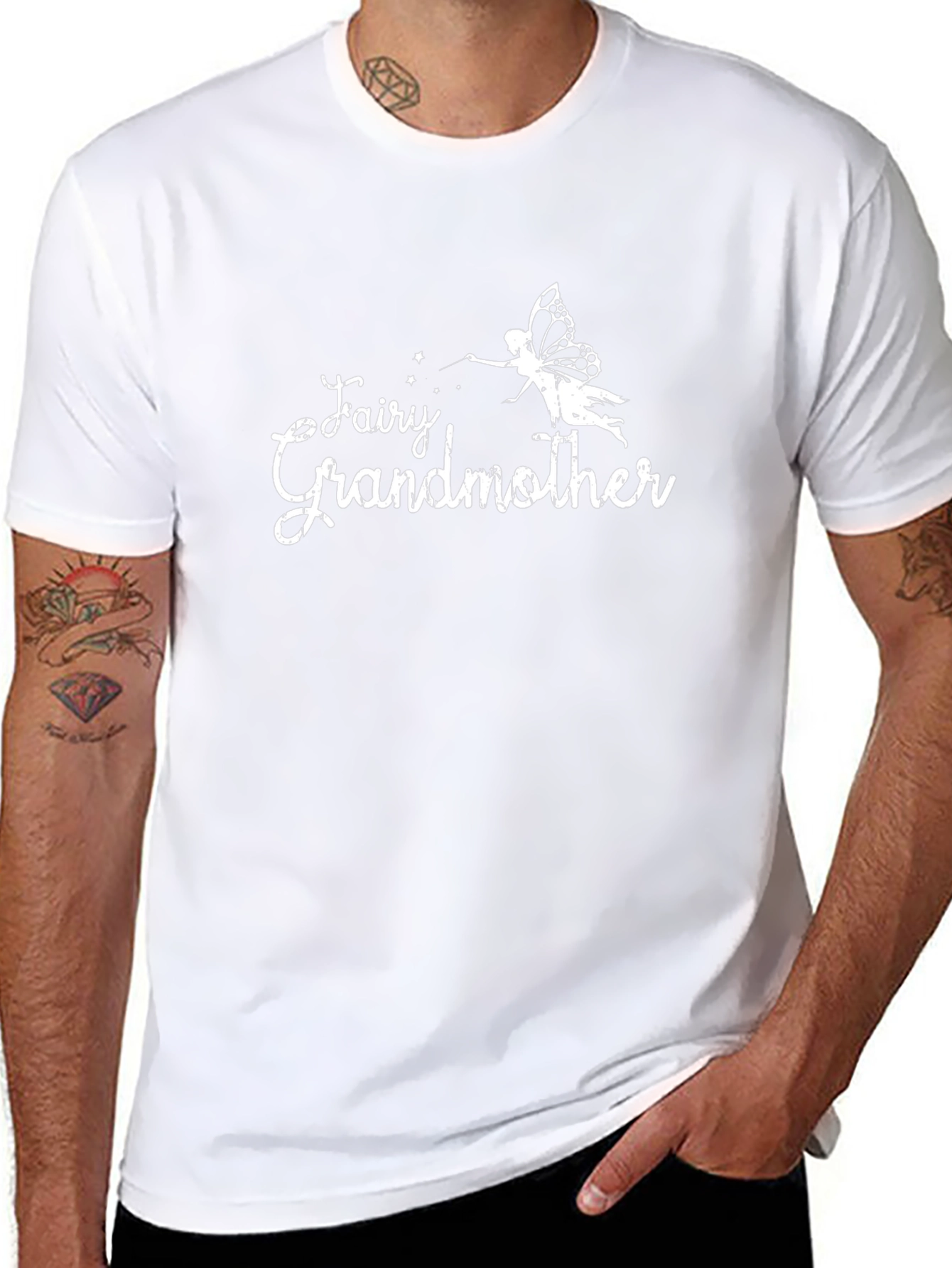 Fairy Grandmother Black T-Shirt