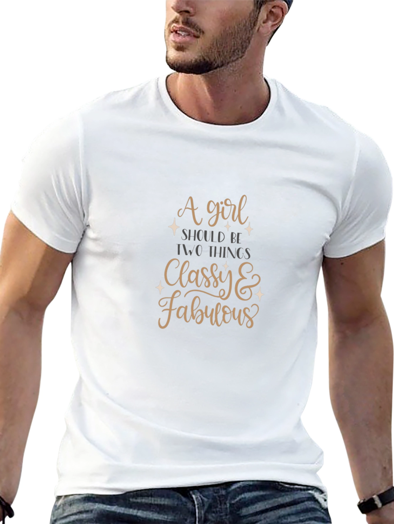 Classy & Fabulous Tee - Stylish Graphic T-Shirt