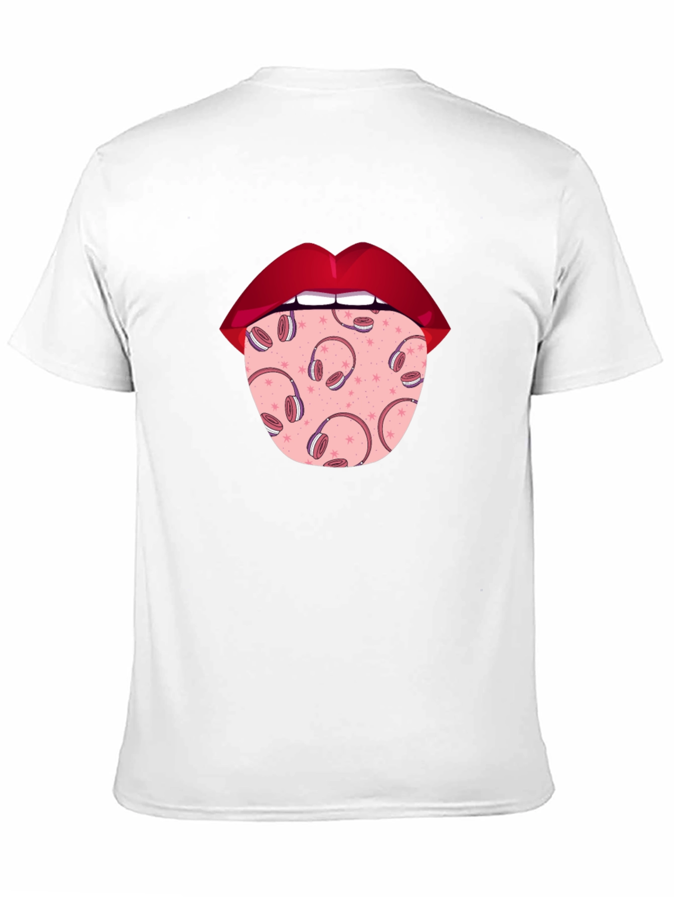 Statement Tongue T-Shirt - Music Lover