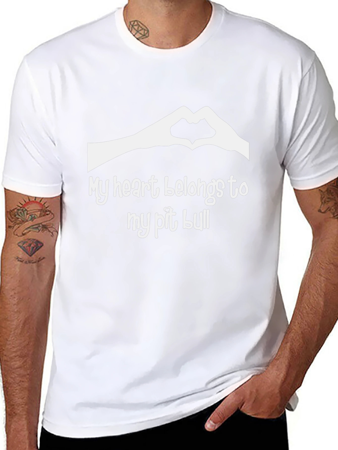 My Heart Belongs to My Pit Bull T-Shirt