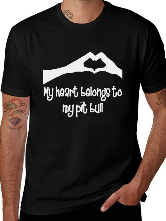My Heart Belongs to My Pit Bull T-Shirt
