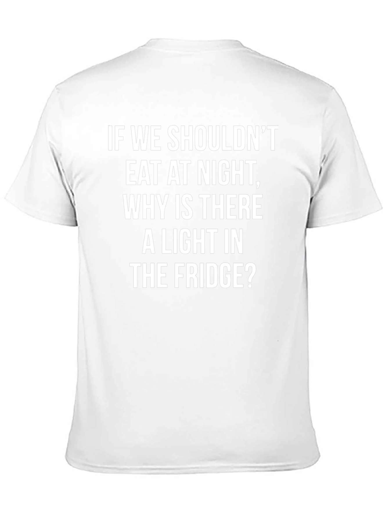 Funny Fridge Light T-Shirt - Midnight Snack Humor