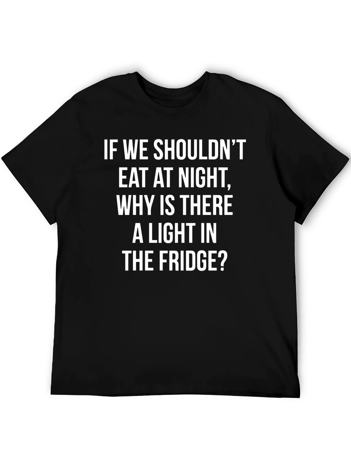 Funny Fridge Light T-Shirt - Midnight Snack Humor